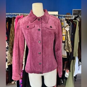FOR JOSEPH Pink  Suede Jacket